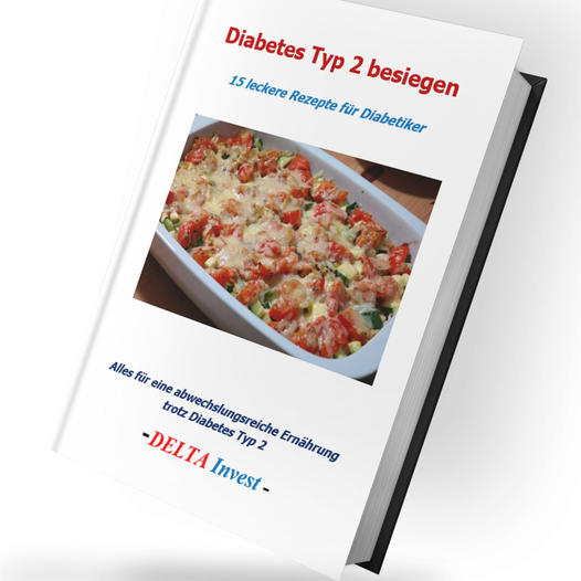 Ebook "15 leckere Rezepte für Diabetiker"